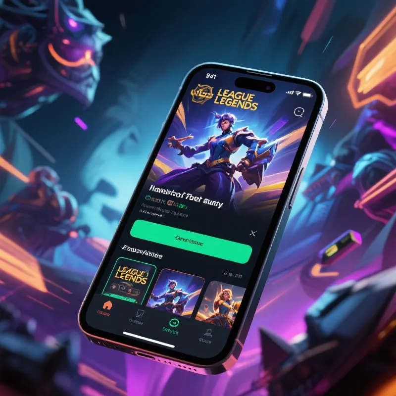 英雄联盟App界面展示